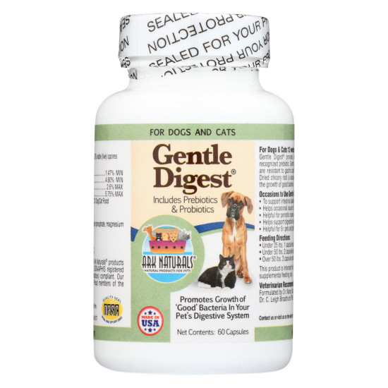 Ark Naturals Gentle Digest For Dogs And Cats - 60 Capsulesidx HG0814848