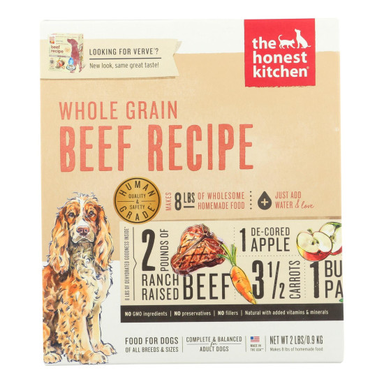 The Honest Kitchen - Dog Food - Whole Grain Beef Recipe - Case Of 6 - 2 Lb.idx HG2146454